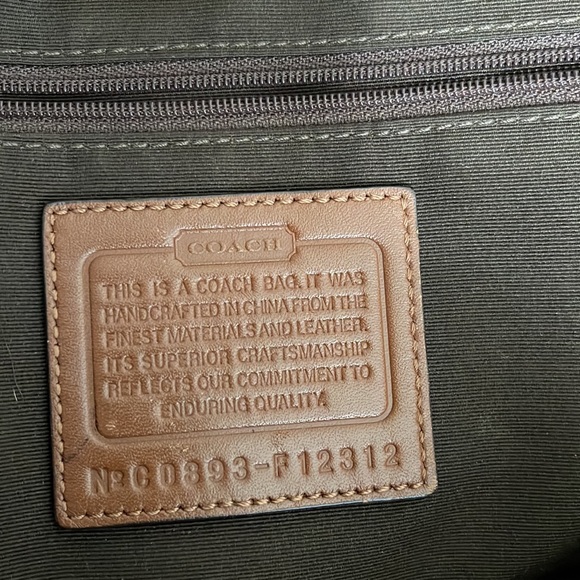 Coach Satchel + Matching Wallet - Picture 10 of 12